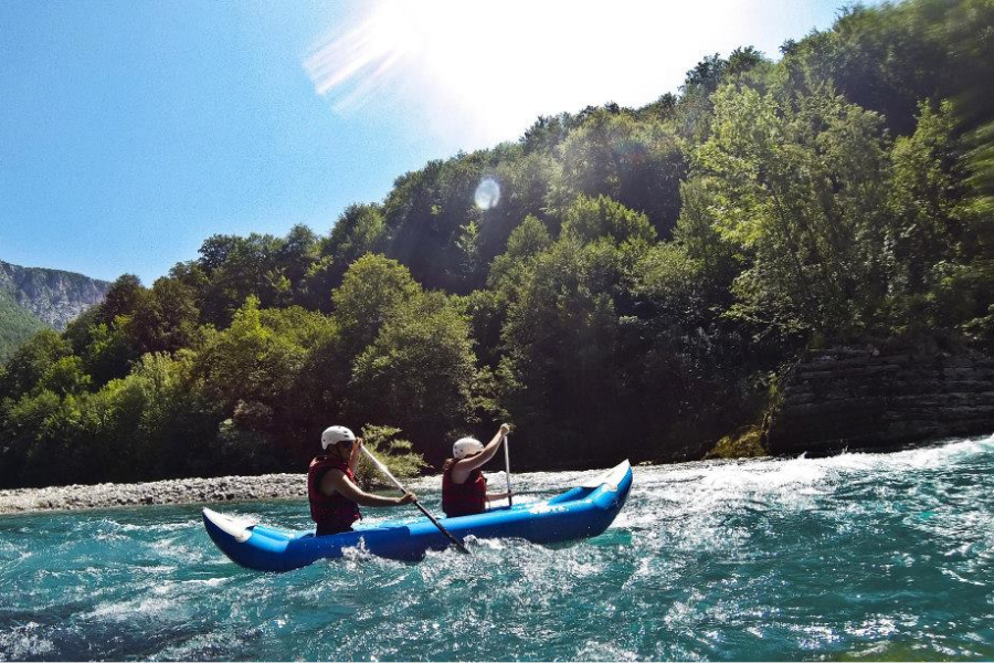 Paddle your way to adrenalin - Ethno village and camp Grab