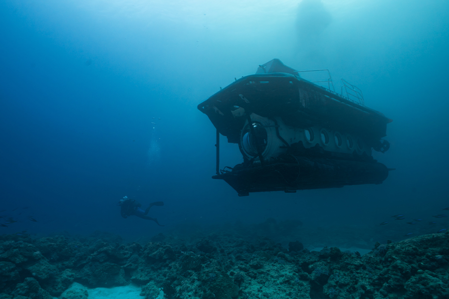 Sous marin a 35 mettre de profondeur - BLUE SAFARI