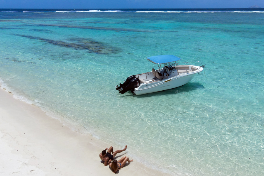 Balade en speedboat à l'ile Plate, Ile Maurice - BLUE SAFARI