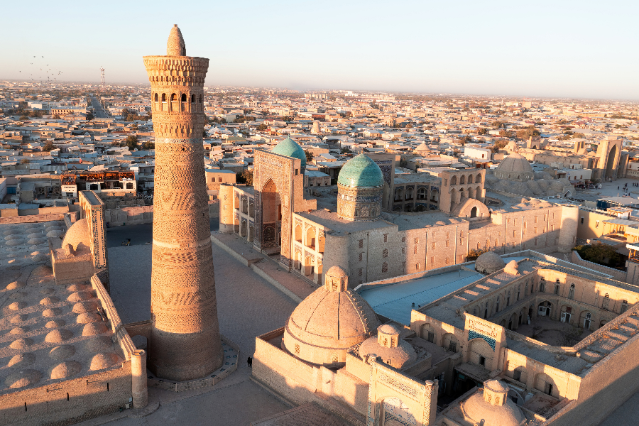 PO-e-Kalan de Boukhara Minaret Kalan Mir Arab Madrasa - IS - Mlenny