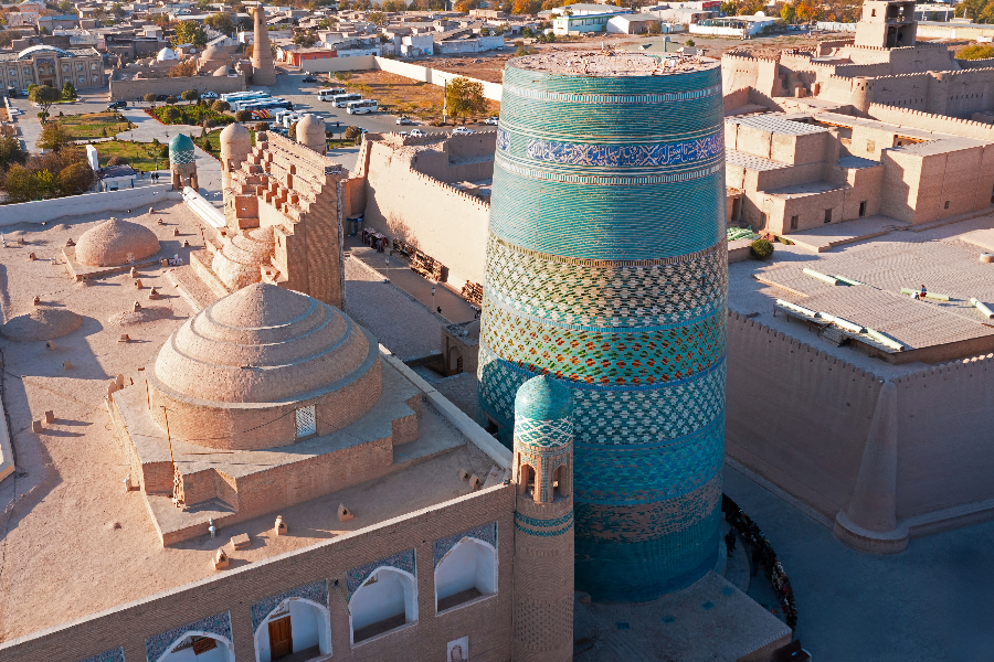 Minaret Kalta minor - Khiva - Mlenny