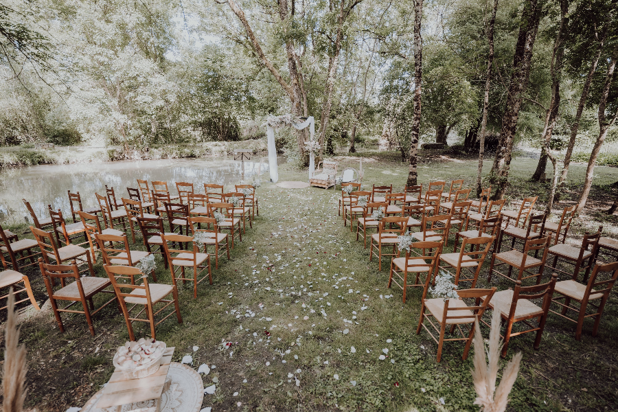 Cérémonie Laïque de mariage dans le parc - Couderc Fabien