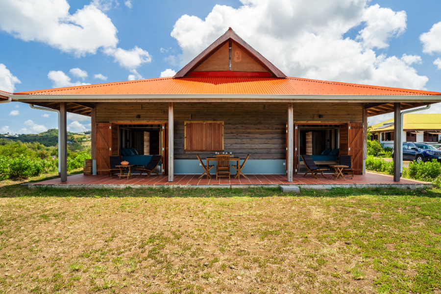 Vue extérieure suite KARUBA - Domaine du Puyferrat |   Écolodges d’exception en Martinique