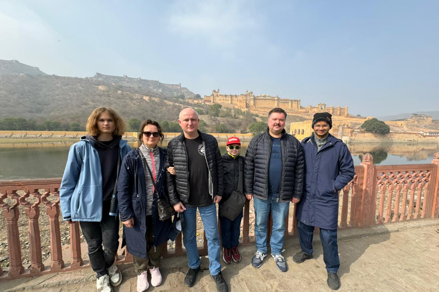 amer fort view point - client from russia