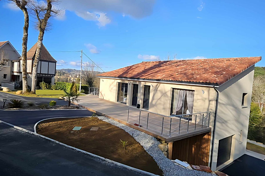 Terrasse du Gîte Pic Epeiche - Franck Duclou