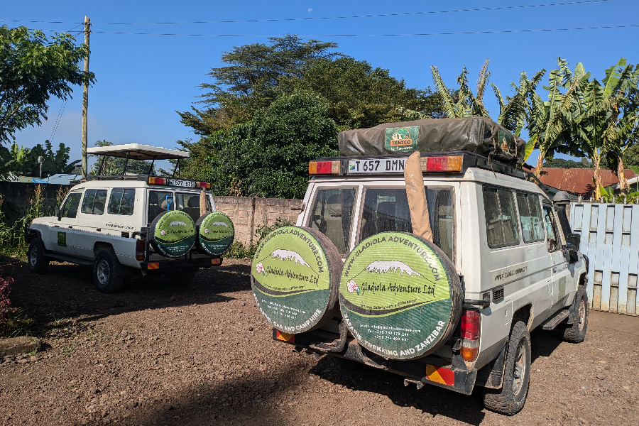 Safari-ready! ????????⛺ Explore Tanzania with our Land Cruisers—two with pop-up roofs for epic wildlife viewing and one with a rooftop tent - Gladiola Adventure Limited