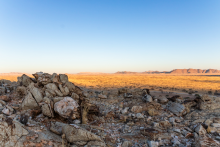 Campsite view - Barkhan