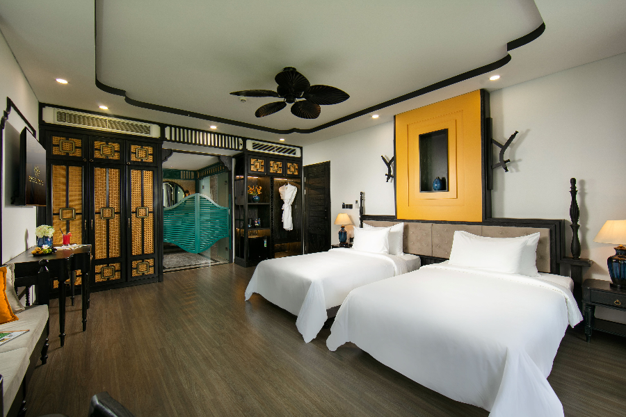 Indochine chambre de 2 lits - Bliss Hoian Beach Resort & Wellness - blisshoian