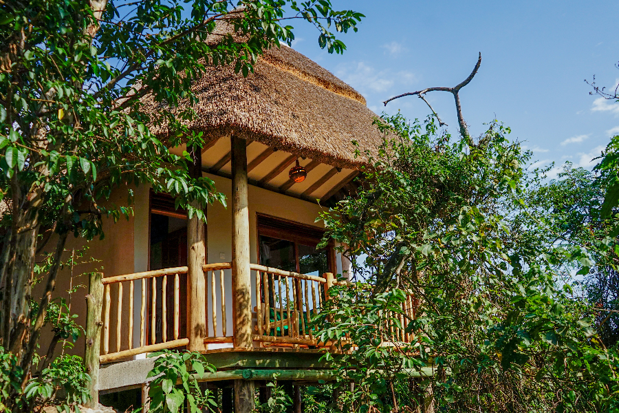 lake view cottages are the best over looking the lake. - Lake Nkuruba Nature Reserve