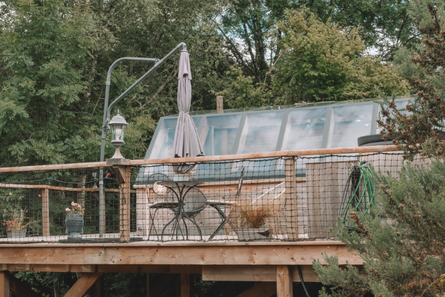 Cabane en verre avec bain nordique privatif - Domaine Rêves Étoilés