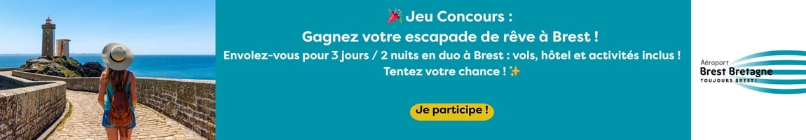 Gagnez votre escapade de rêve de 3 jours à Brest pour 2 personnes
