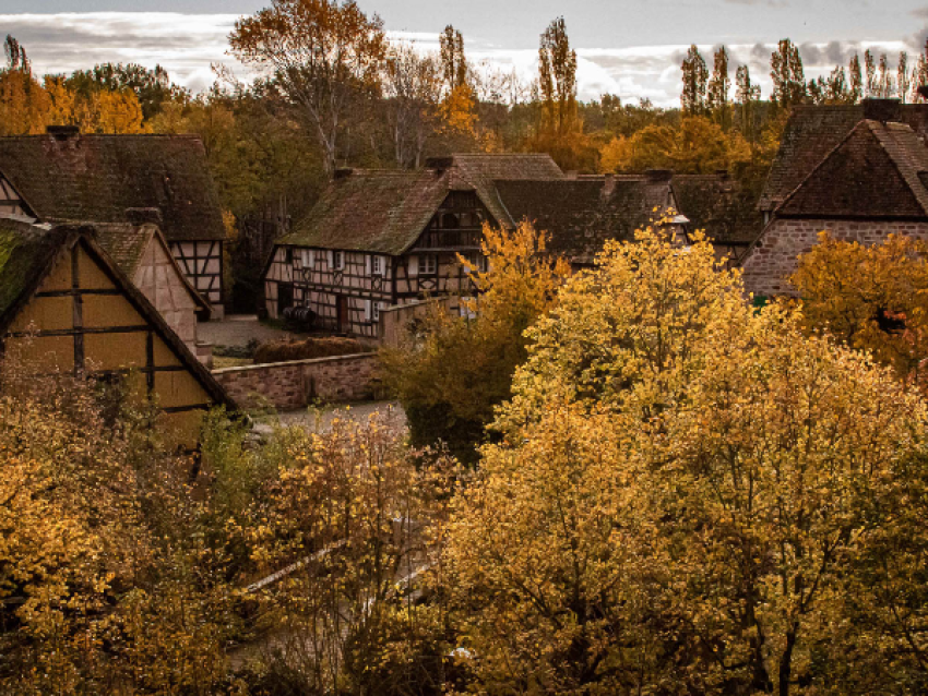 Photo aérienne de l'Écomusée d'Alsace - Séverine Meyer