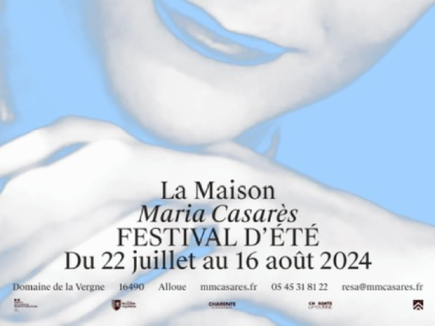 Affiche du Festival d'été 2024 - Maison Maria Casarès