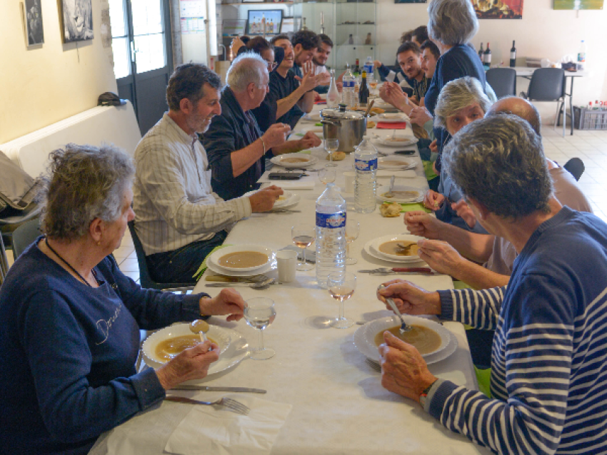 Repas au pied de l'alambic - Chateau le Courrejot