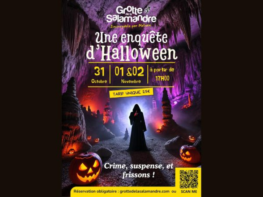 Enquête d'Halloween dans la Grotte - Grotte de la Salamandre