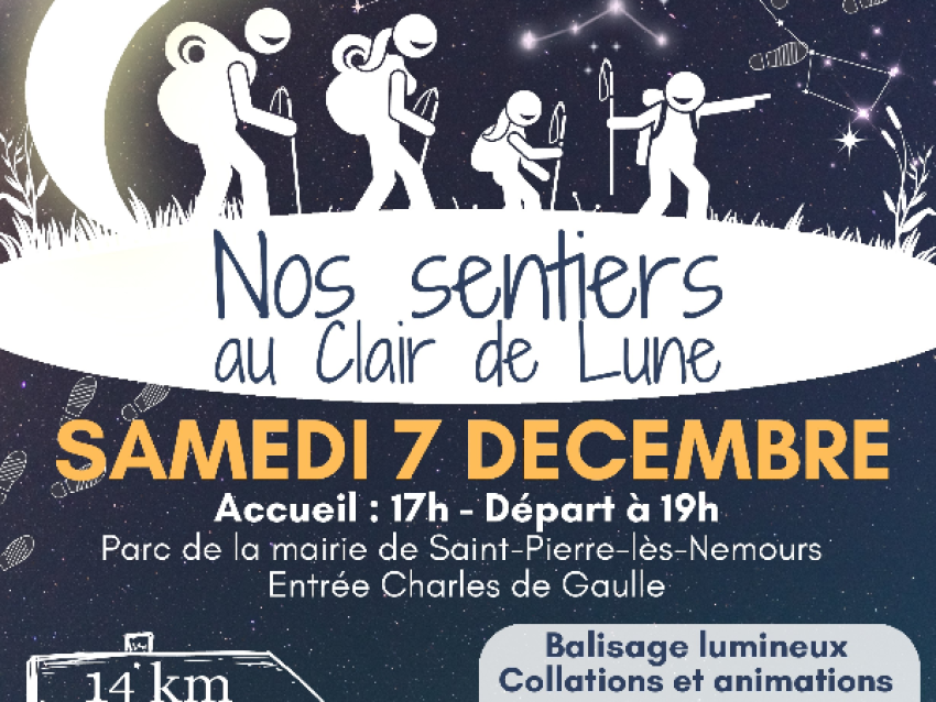 NOS SENTIERS AU CLAIR DE LUNE