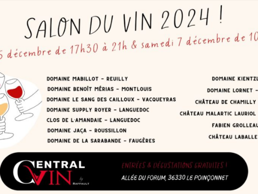 Salon du vin chez Central vin by Raffault - Raffault