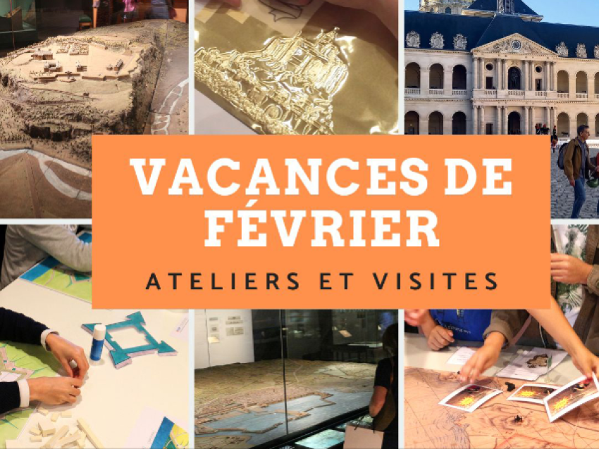 Vacances de février 2025 - ateliers en familleet visites guidées