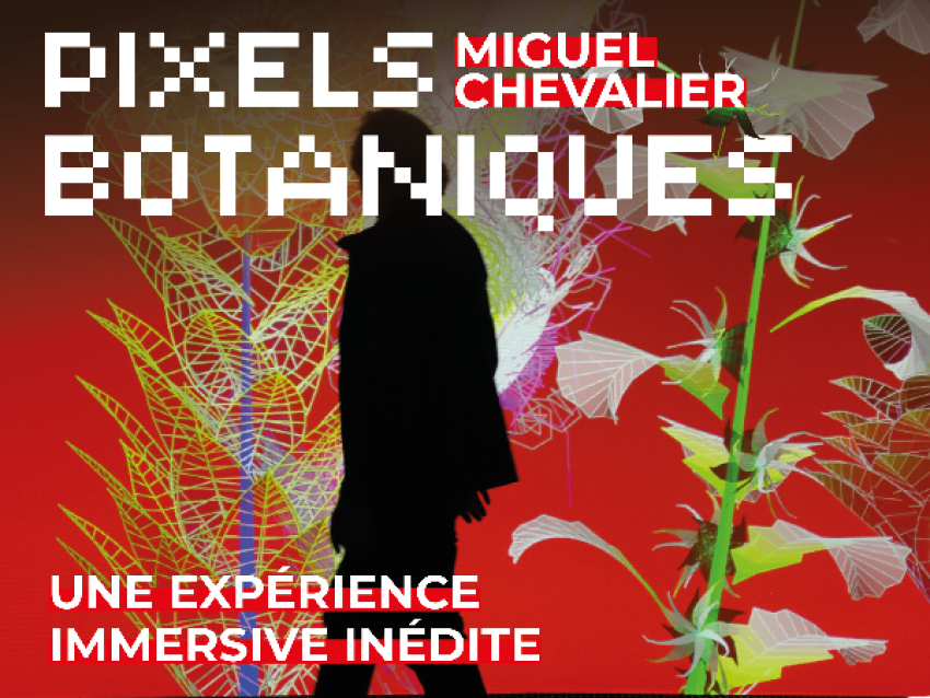 Exposition Pixels botaniques - Miguel Chevalier