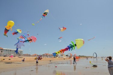 Ballet de cerfs-volants.