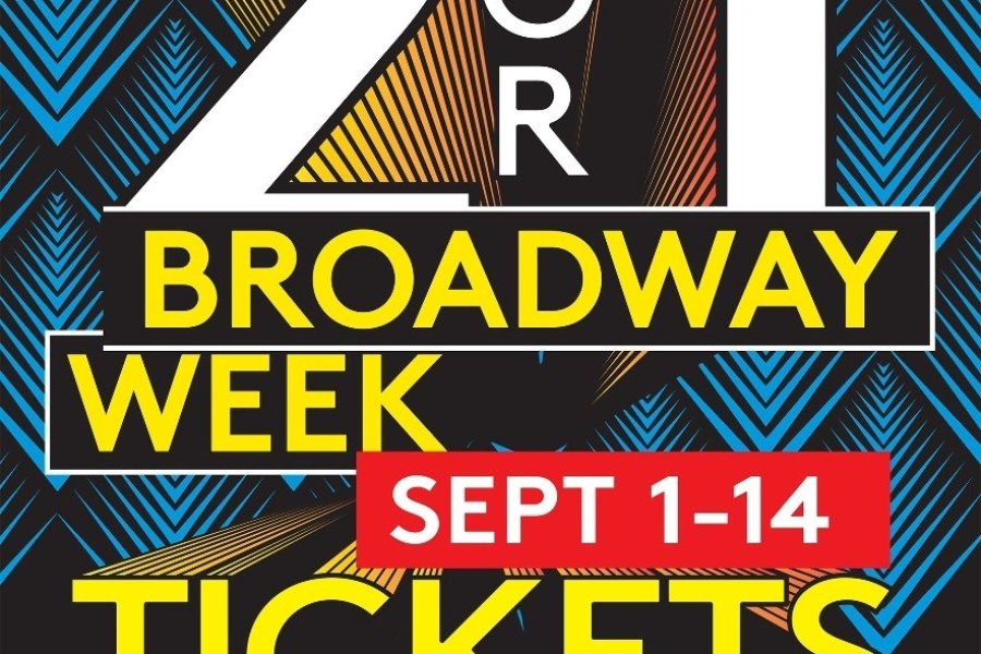 Affiche de la Broadway Week 2014.