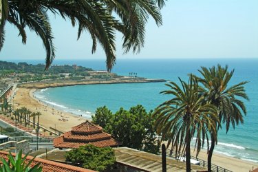Plage de Tarragone.