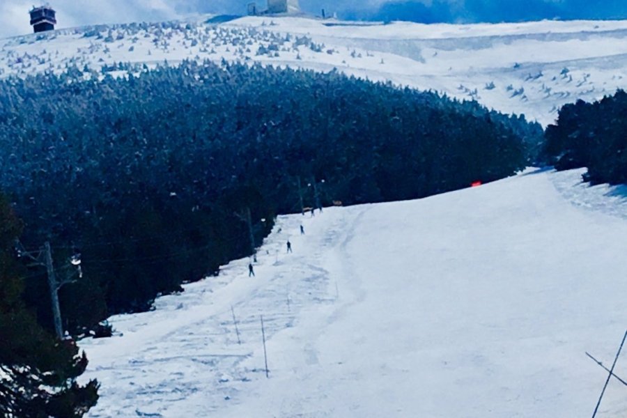 On peut enfin skier au Mont Ventoux en ce moment !