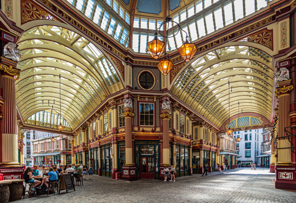 Leadenhall Market, 
lieux de tournage Harry Potter 