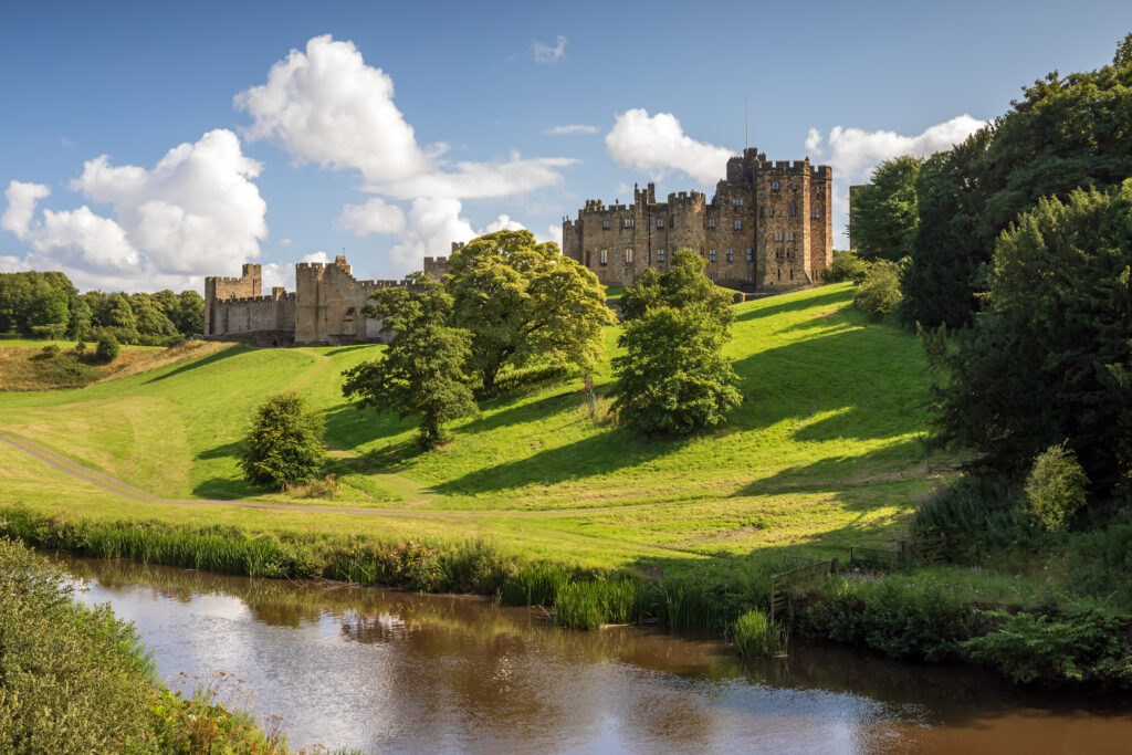 Alnwick Castle 
lieux de tournage Harry Potter 