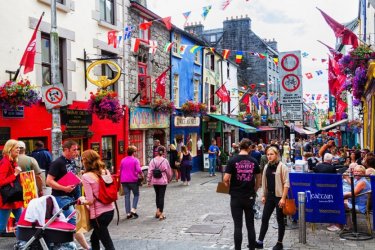 Les rues de Galway, Irlande