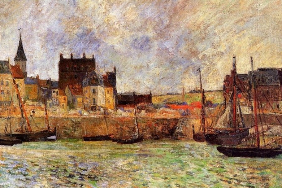 Le Port de Dieppe de Paul Gauguin, 1885