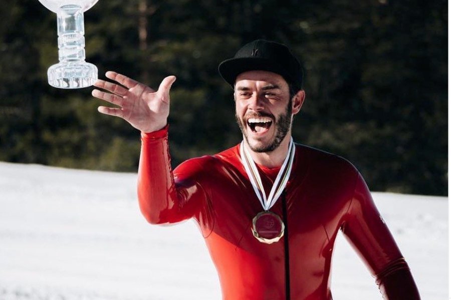 Simon Billy a remporté le globe de cristal en ski de vitesse lors de la Coupe du monde en Suède.