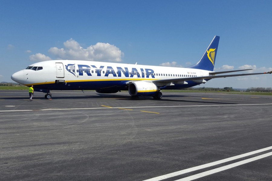 Un avion de la compagnie Ryanair
