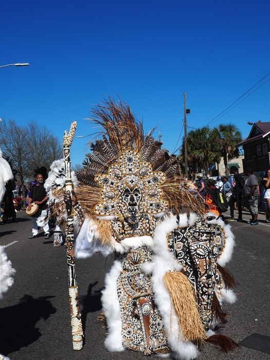 where to see mardi gras indians