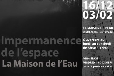 Affiche exposition Misa ATO Impermanence de l'espace
©misaato