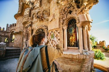 Visite du château de Colomares en Espagne