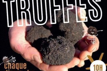 Le marché aux truffes, chaque dimanche de l'hiver.