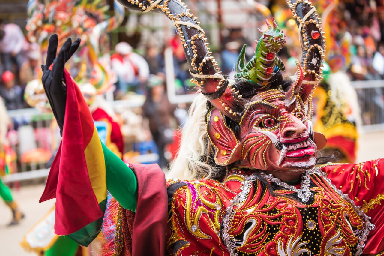 Les masques du carnaval d'Oruro, Bolivie