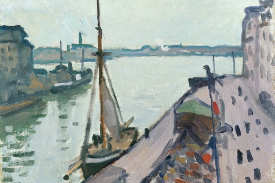 Albert Marquet, Le Havre, voilier à quai