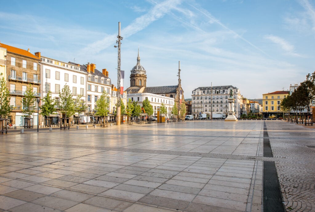 Place Jaude à Clermont-Ferrand