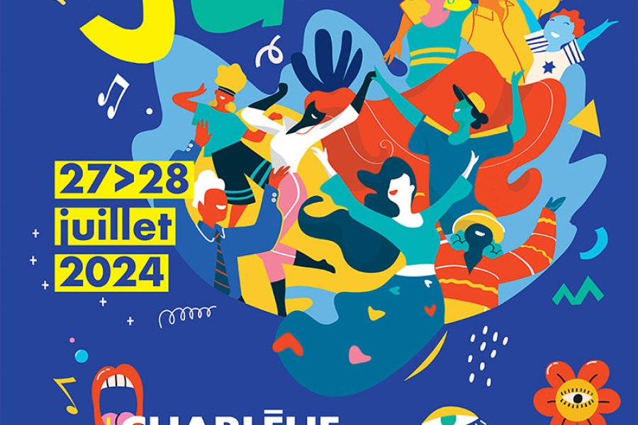 Affiche des Enfants du Jazz de Barcelonnette 2024