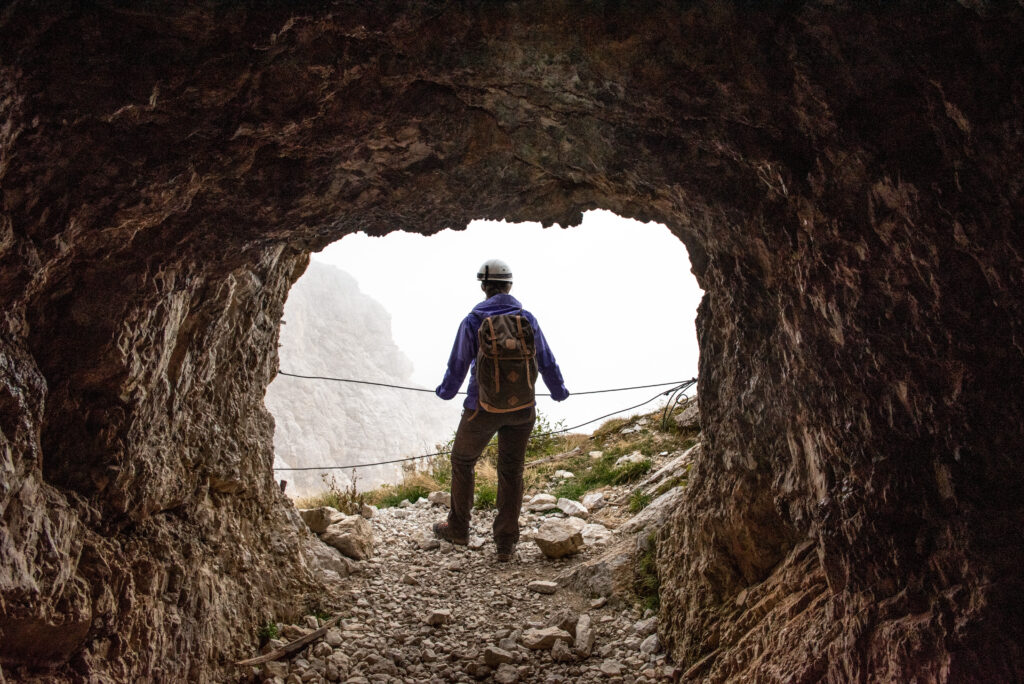 Les tunnels de Lagazuoi