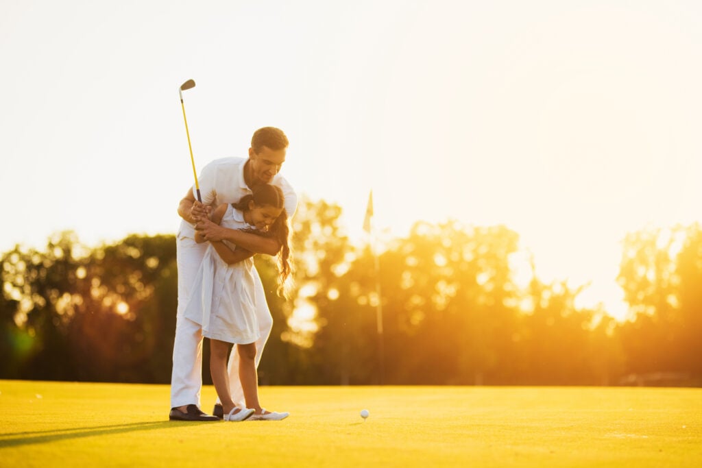 Golf  en famille 