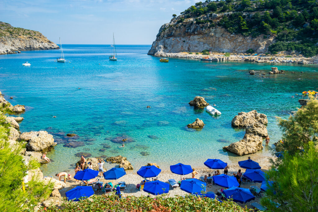 Plage de Anthony Quinn Bay - Rhodes