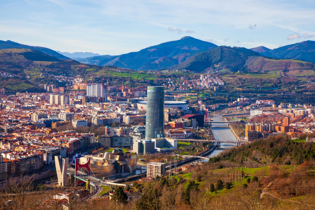 Vue sur Bilbao depuis le mont Artxanda