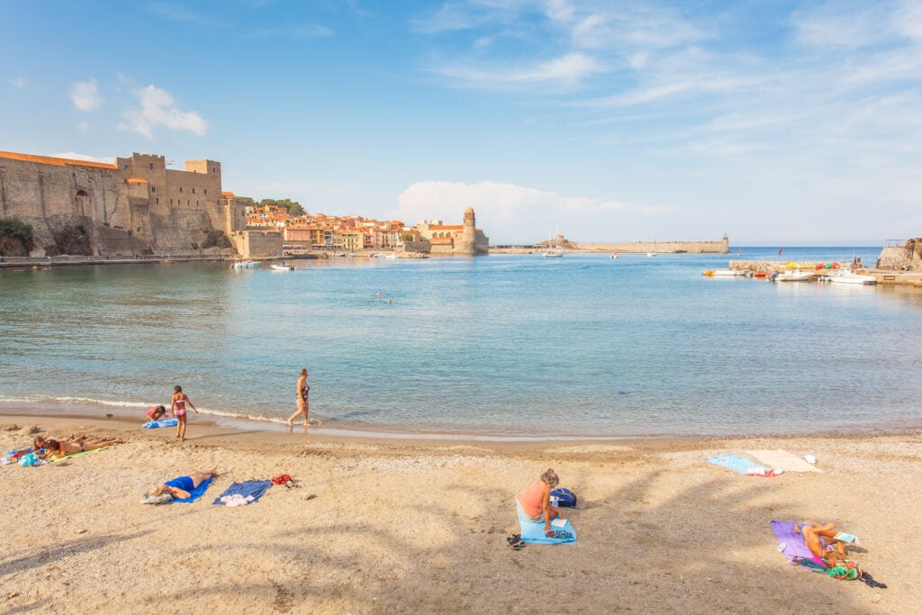 Plage de Collioure, Pyrénées Orientales