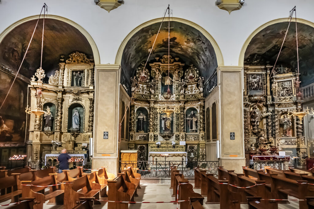Intérieur de l’église Notre-Dame-des-Anges