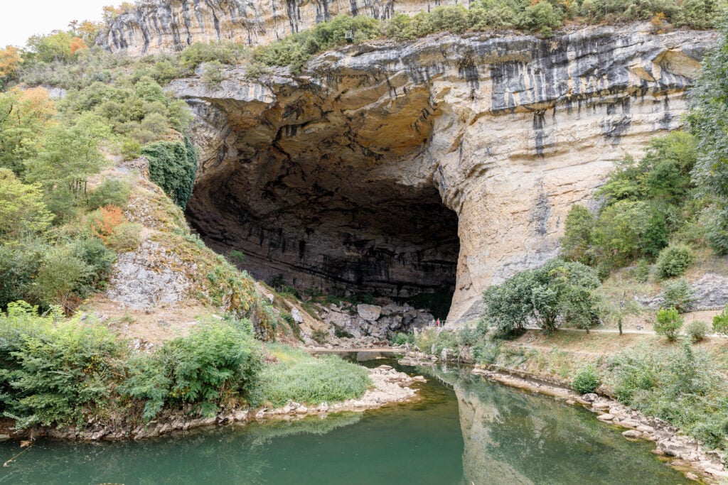 Entrée de la grotte du Mas d'Azil, Ariège