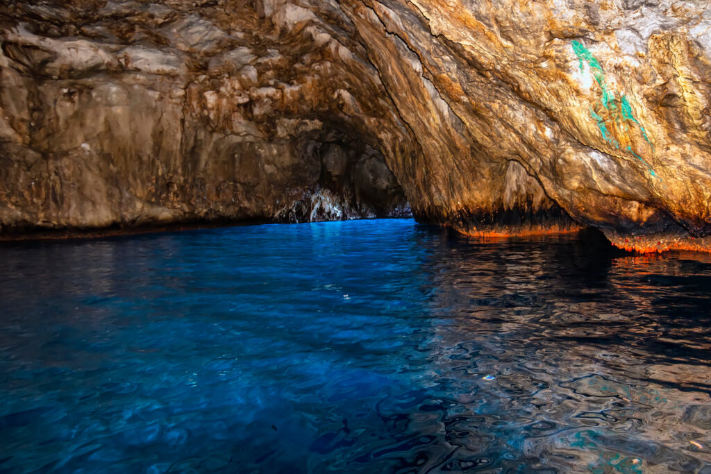 La grotte d’Émeraude sur la côte Amalfitaine