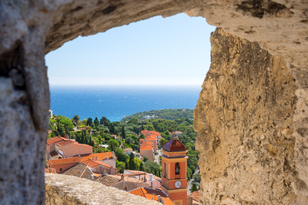 Vue sur Roquebrune-Cap-Martin